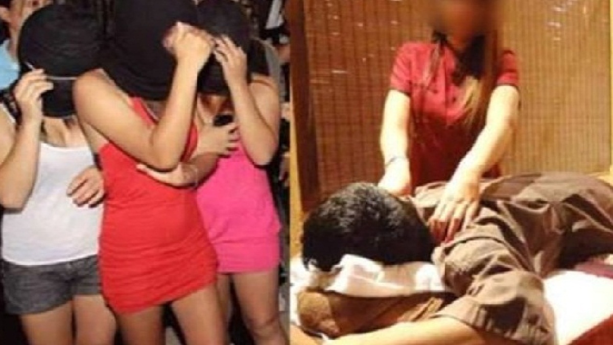 High profile sex racket caught under the cover of a massage parlor in UP