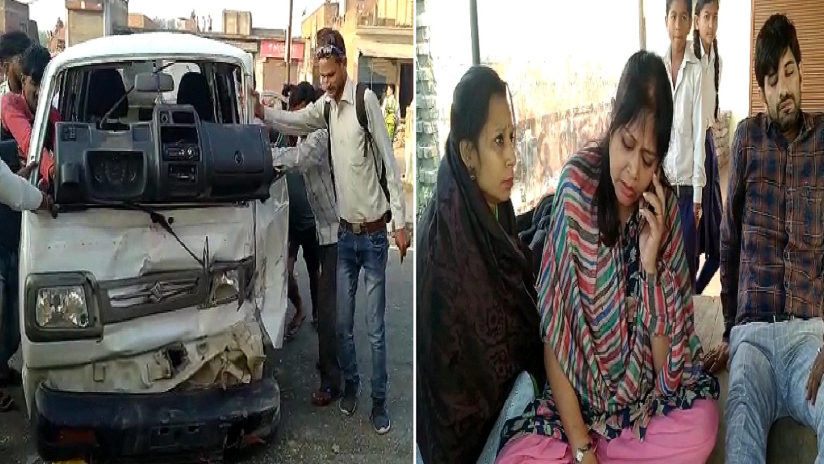 फतेहपुर में वैन टकराने से 3 शिक्षक घायल, कानपुर रेफर