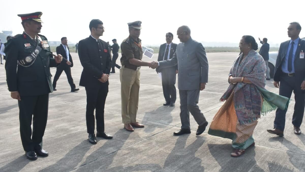कानपुर में अपनों से मिलकर राष्ट्रपति रामनाथ कोविंद दिल्ली रवाना
