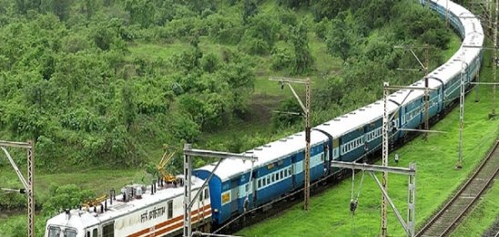 The driver of the train running on the track suffered a heart attack