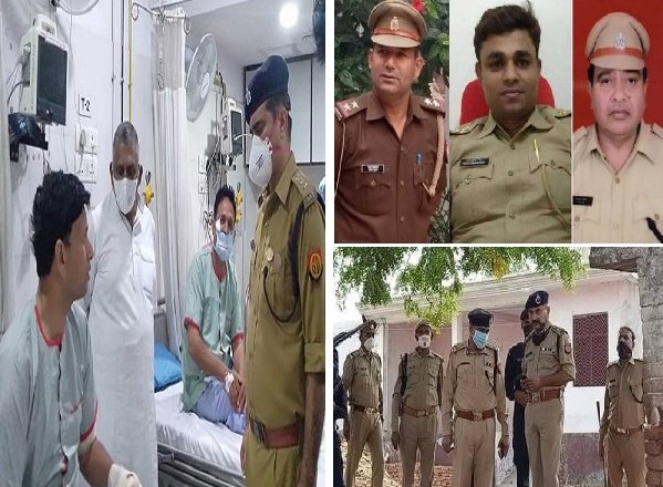 कानपुर में पुलिस टीम पर हमला, 1 सीओ, 3 दरोगा समेत 8 पुलिसकर्मी शहीद