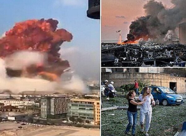 लेबनाम की राजधानी बेरूत में एटम बम जैसा धमाका, 70 मरे, 4 हजार से ज्यादा घायल