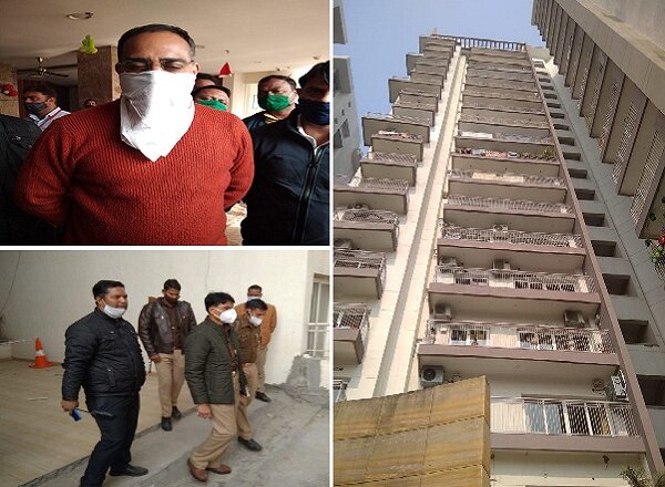 कानपुर में स्टील कारोबारी के ड्राइवर ने 19वीं मंजिल से लगाई छलांग