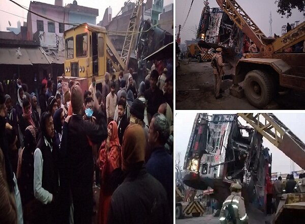 UP : खड़ी स्कार्पियों पर पलटा ट्रक, 8 लोगों की मौत