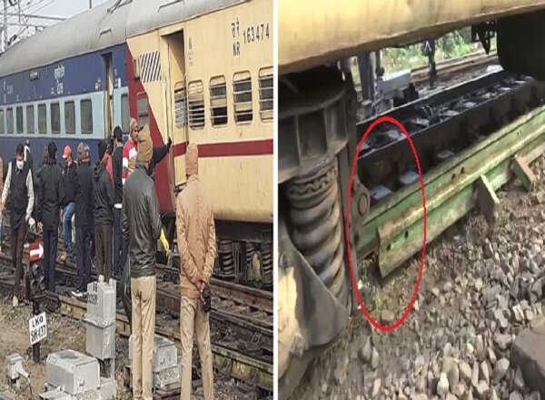 लखनऊ में टला बड़ा ट्रेन हादसा, शहीद एक्सप्रेस के दो डिब्बे पटरी से उतरे