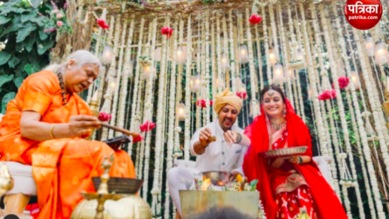 महिला पंडित ने कराई दीया मिर्जा की शादी, सुर्खियों में आई फोटो