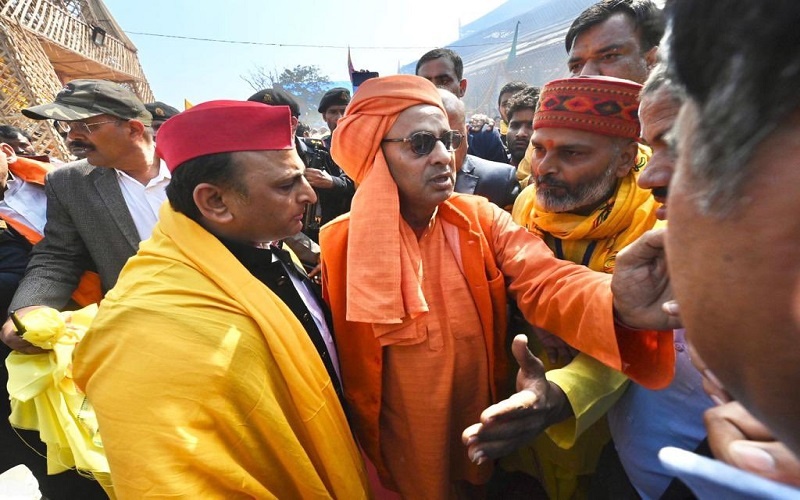 Akhilesh Yadav said in Lucknow, BJP sent goons to stop me from going to Yagya 