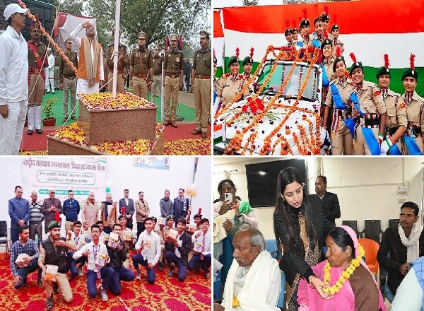 Republic Day celebrated with pomp in Banda, national festival celebrated everywhere