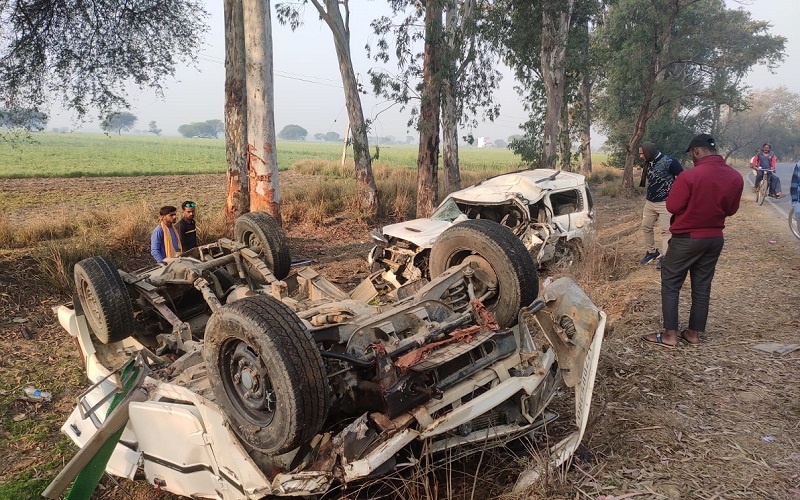 Horrific accident in Banda, 5 dead and 6 in critical condition 