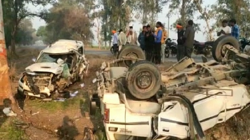 Horrific accident in Banda, 5 dead and 6 in critical condition 