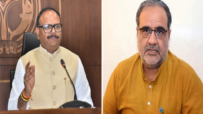 Deputy CM Brajesh Pathak, party state president Bhupendra Chaudhary and many small and big ministers in Banda today