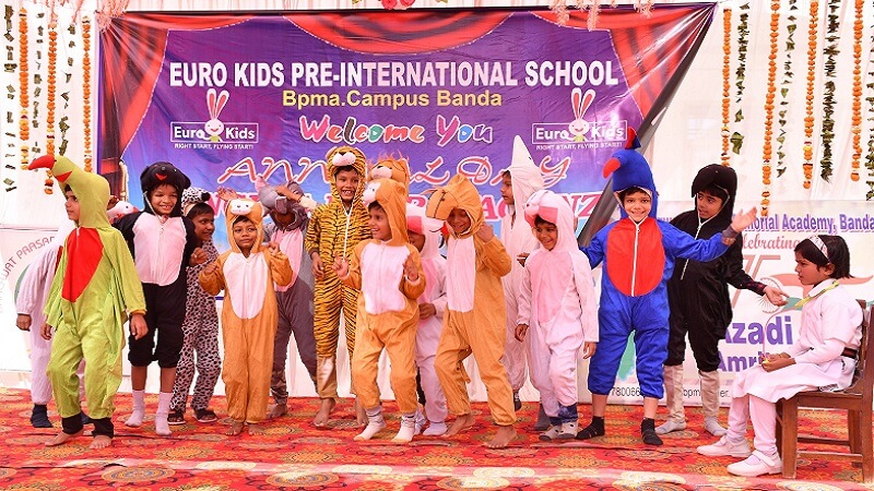 Banda Eurokids Pre International School's anniversary celebration at BPM Academy