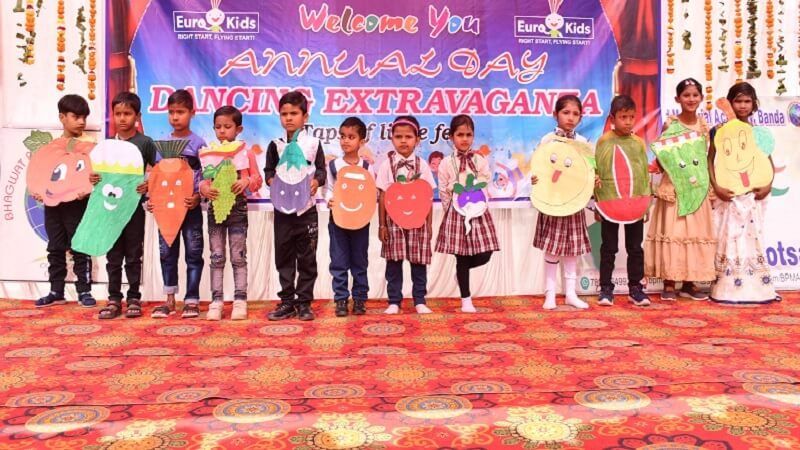 Banda Eurokids Pre International School's anniversary celebration at BPM Academy