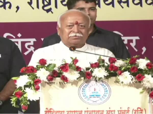 RSS chief Mohan Bhagwat said, Pandits created caste, varna and sect, all one for God 