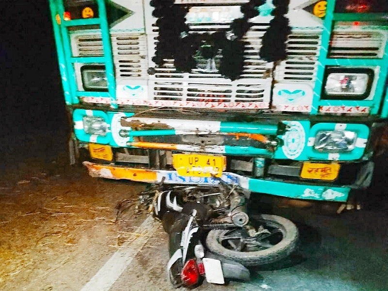 In Banda speeding truck laden with sand ran over son of ex-chief, family is in trouble