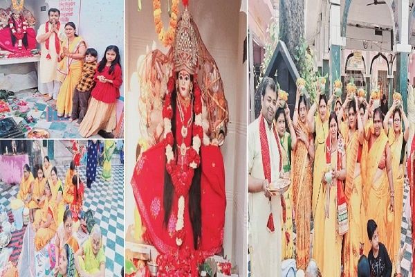 चैत्र नवरात्र : बांदा के माहेश्वरी देवी मंदिर में उमड़ रहा भक्तों का सैलाब