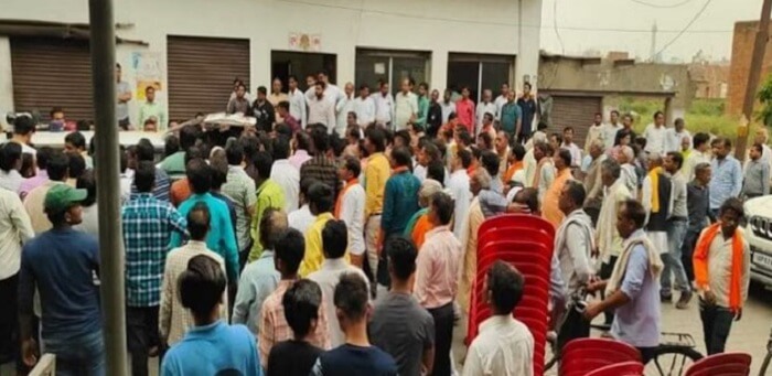 UP Breaking : Sudden death of BJP MLA's 14-year-old son, crowd of supporters at residence