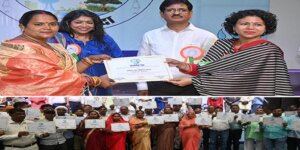 Principal and Secretary honored for excellent work in Banda, program under Aviral Jal Abhiyan