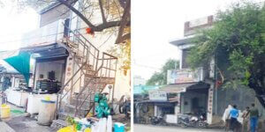 Impact of news : Illegal stairs were secretly removed in front of BDA by beating department