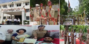 Banda : 77th Independence Day celebrated with pomp, proudly hoisted tricolor