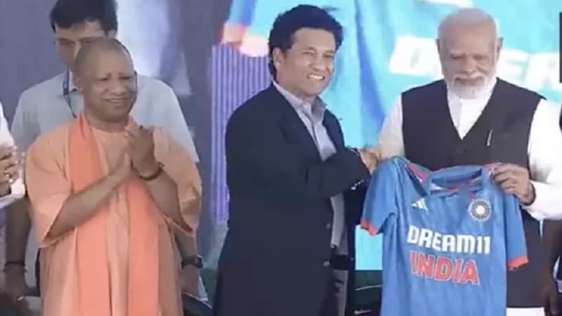 PM Modi laid foundation stone of cricket stadium in Varanasi