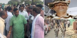 Former MLA Daljit Singh paid tribute to late ITBP soldier in Banda