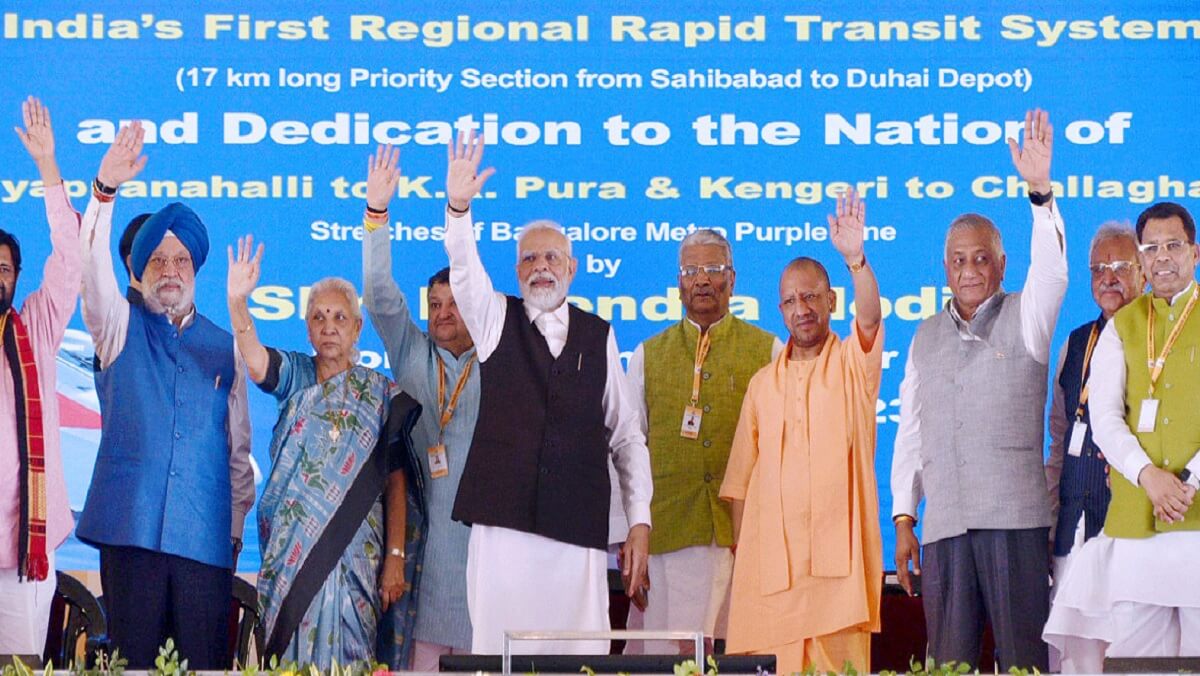 PM Modi flags off country's first rapid train