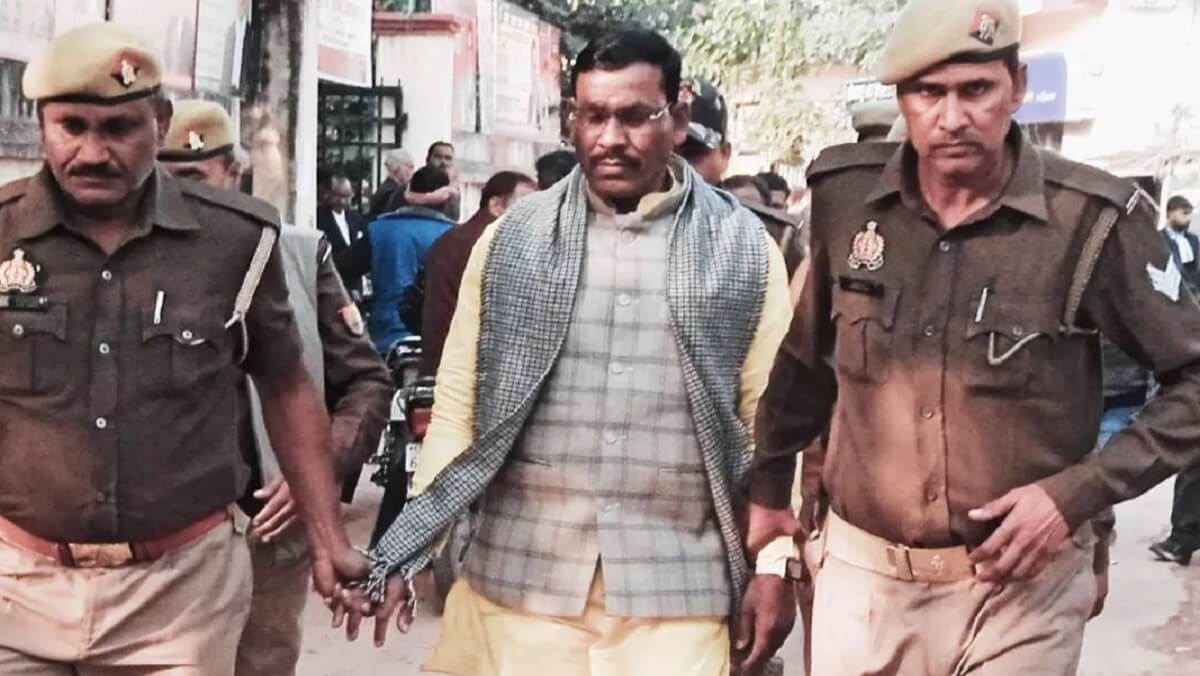 UP : BJP MLA Ramdulare Gond found guilty of rape, police arrested and sent him to jail 