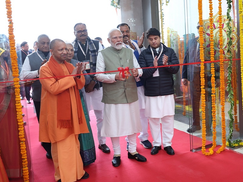 PM Modi inaugurates redeveloped railway station and Valmiki Air Port in Ayodhya 