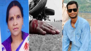 truck crushed woman and boy riding scooter near Kalukuan intersection in Banda, both died