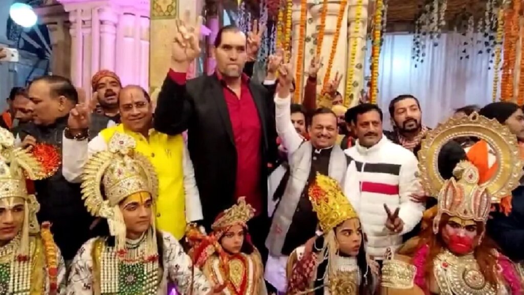 Kanpur : Wrestler Khali gave this advice to those who do not go to Ram Temple