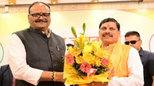 Madhya Pradesh CM Mohan Yadav reach to Lucknow