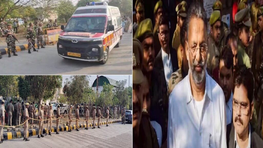 Mukhtar Ansari's body sent to Ghazipur with heavy security