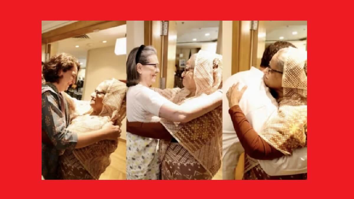 Sonia Gandhi met Bangladesh PM Sheikh Hasina