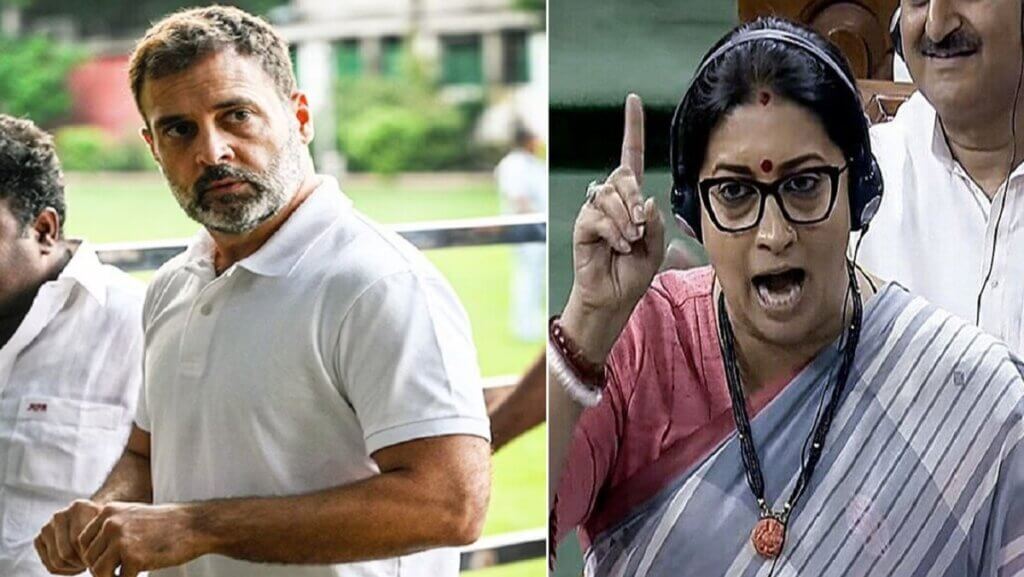Rahul Gandhi's greatness, tweeted in defense of Smriti Irani 