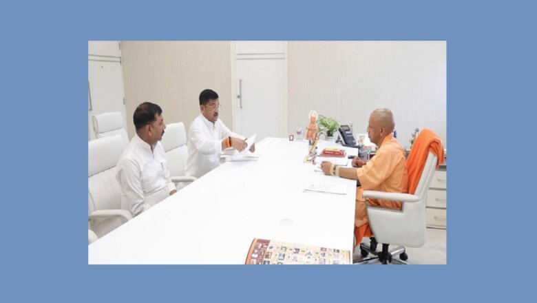 सीएम योगी से मिले मंत्री रामकेश निषाद, कई खास विषयों पर चर्चा
