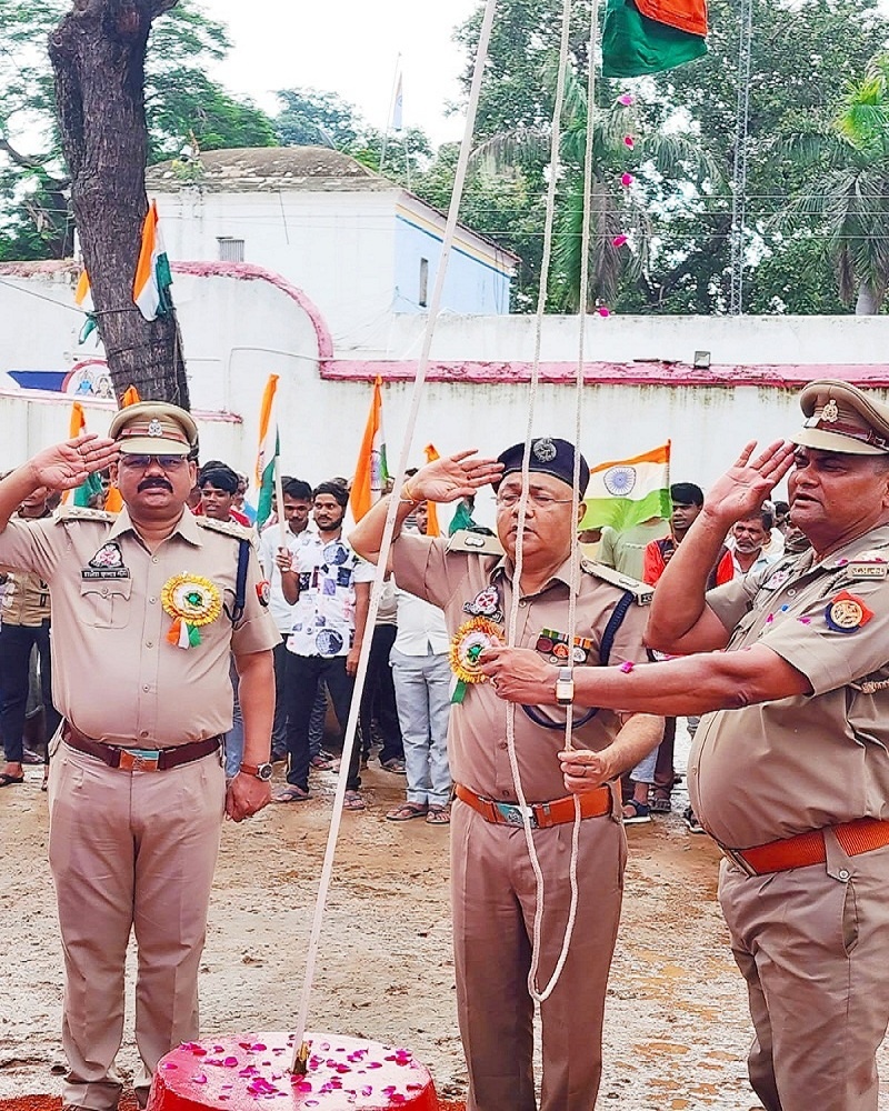 Independence Day celebrated with pomp in Banda Jail