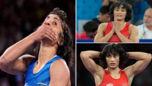 Vinesh Phogat : 3 wins, disqualified, announced retirement