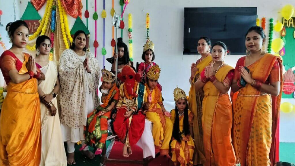 Ganesh Chaturthi celebrated with great pomp in BPM College Banda