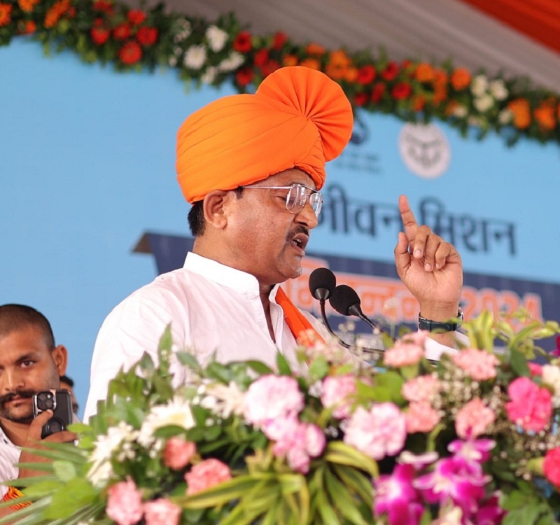 Minister SwatantraDevSingh and RamkeshNishad inaugurated 'Jalabhinandan' in Banda