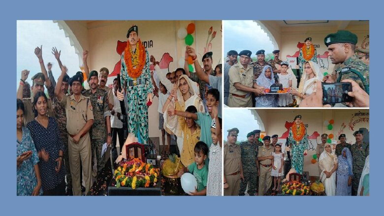 बांदा के वीर सपूत, शौर्य चक्र विजेता विकास कुमार की प्रतिमा का अनावरण