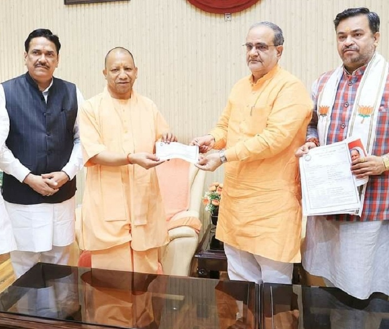 CMYogi and Bhupendra Chaudhry by-election in Lucknow