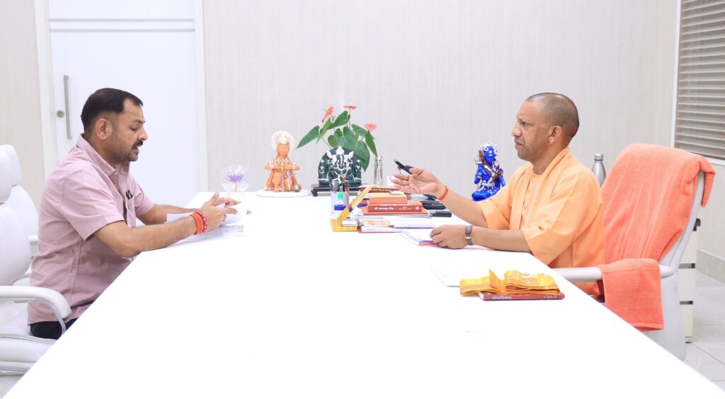 Banda Sadar MLA met ChiefMinister Yogi