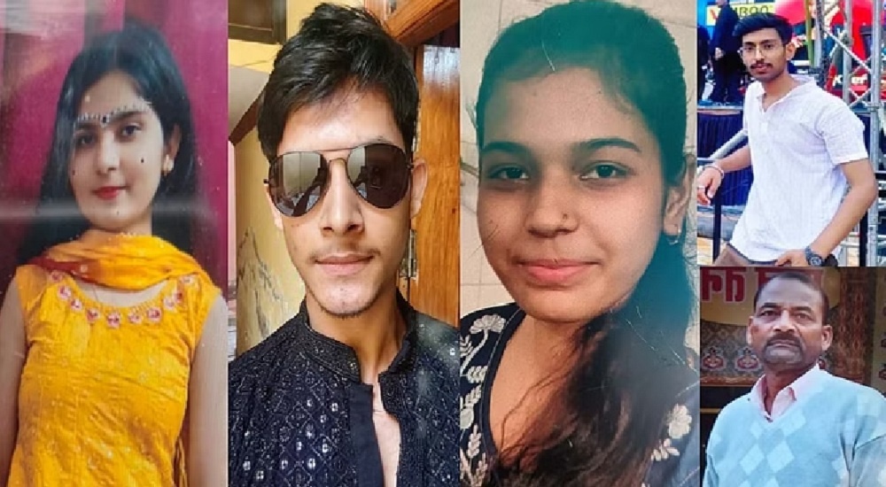 Kanpur accident : Death of 4 students and driver 