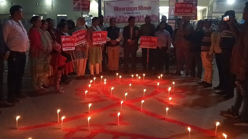 Candle March on eve of AIDS Day