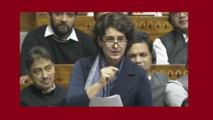 entire responsibility is on Nehru, so Modi ji, what are you doing? Priyanka Gandhi's first speech in Parliament