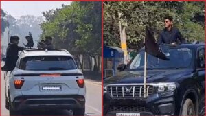 students showed stunts on roads, drove luxury cars by blowing hooters