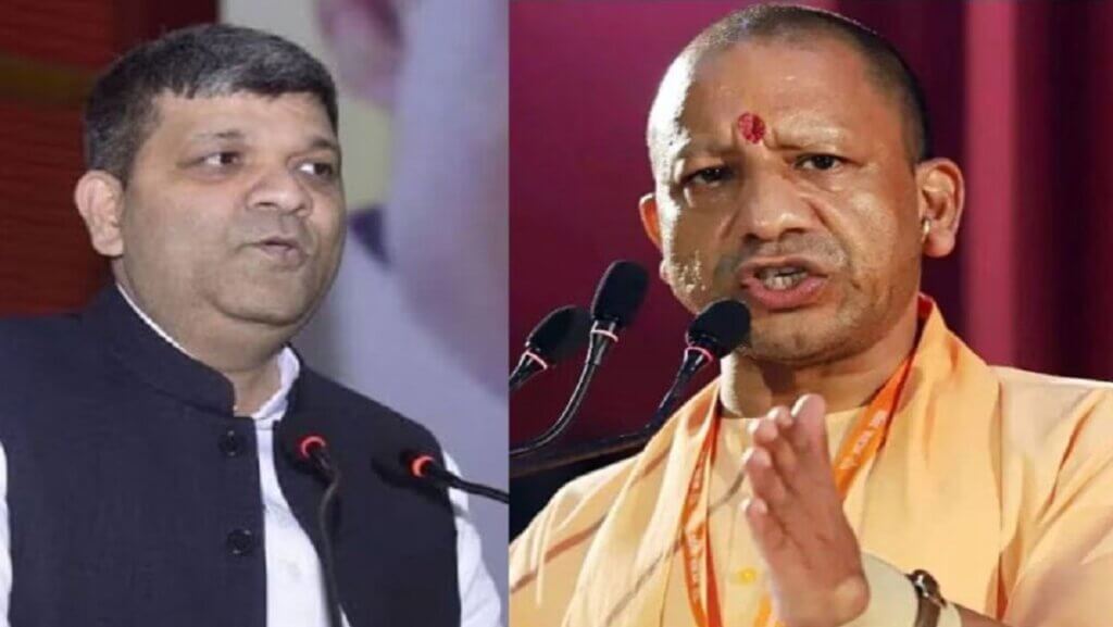 Minister AshishPatel, who said 'shoot on chest', met to CMYogi