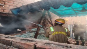 Woman and three children die in house fire in Loni, UP