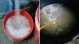 Supply of dirty water in Banda city